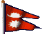 Nepal Flag Flapping